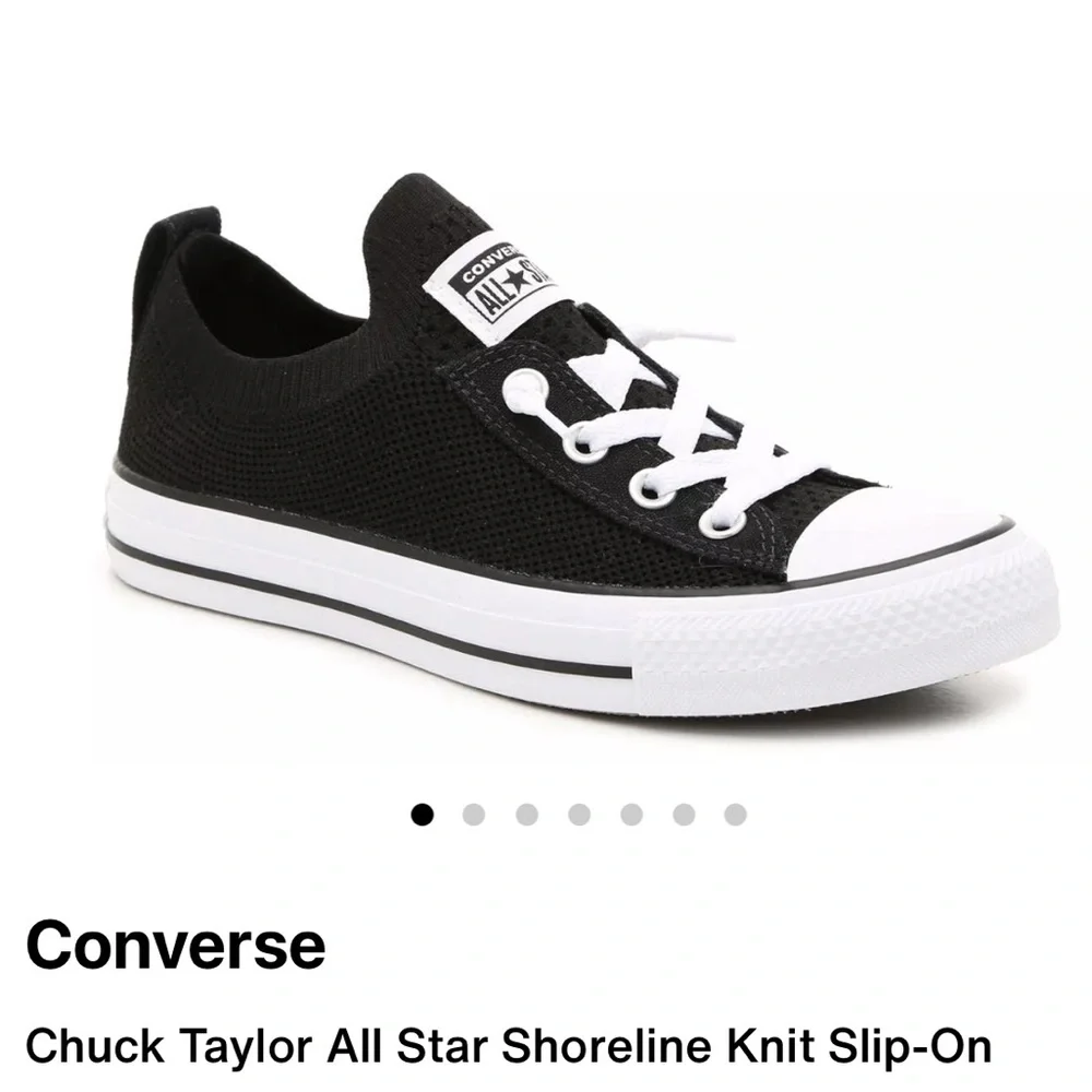 Converse Kids Chuck Taylor All Star Shoreline Knit Slip-On Sneakers - Black